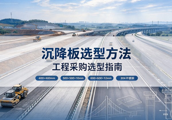 定边沉降板选择方法